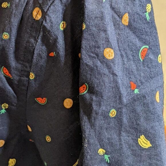 šNWTāST JOHN'SĀ BAY NAVY BLUEāSHORTāSLEEVEāBUTTONāUPāBLOUSEā-āSMALL - Picture 5 of 8